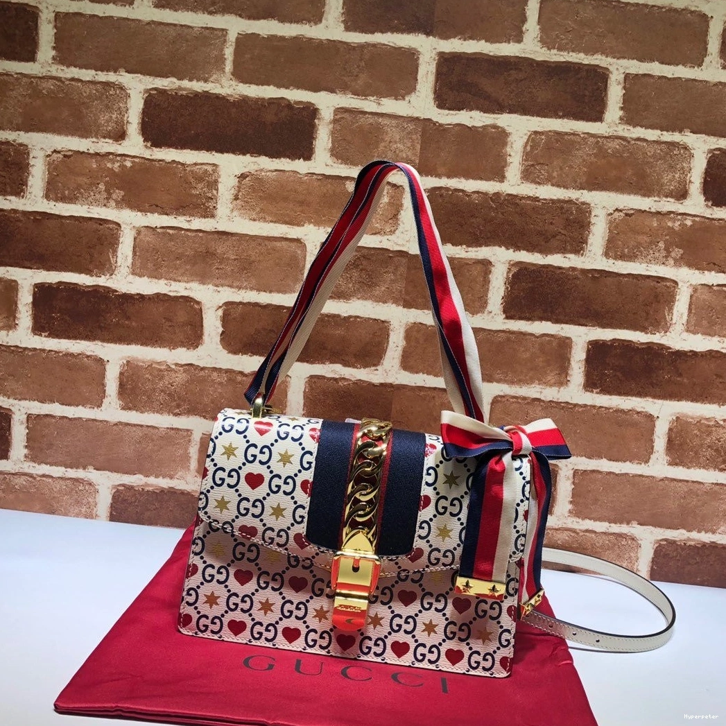 Hyper Peter shoulder small Bee GUCCI Star Sylvie bag 0715